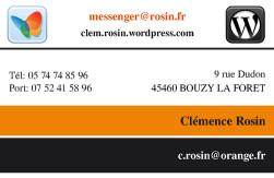 Cartes de visite personnelle 1114 - 98