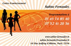 Cartes de visite amincissement 771 - 98