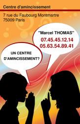 Cartes de visite amincissement 773 - 98