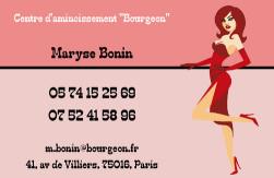 Cartes de visite amincissement 774 - 98