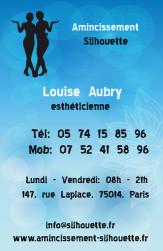 Cartes de visite amincissement 775 - 98
