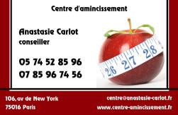 Cartes de visite amincissement 780 - 98