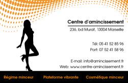 Cartes de visite amincissement 922 - 98