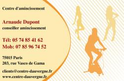 Cartes de visite amincissement 923 - 107