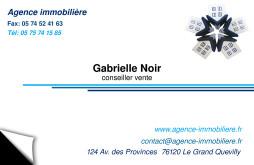 Cartes de visite agence immobilire 1500 - 107