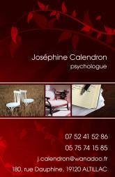 Cartes de visite psychologue 1242 - 107