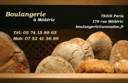 Cartes de visite boulangerie patisserie 1262 - 72