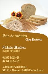 Cartes de visite boulangerie patisserie 1277 - 107