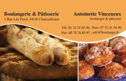 Cartes de visite boulangerie patisserie 1295 - 107