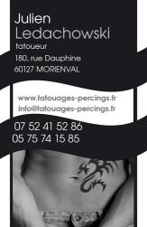 Cartes de visite tatoueur 1013 - 107