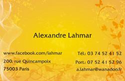 Cartes de visite personnelle 1093 - 98