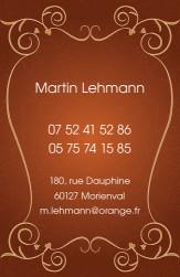 Cartes de visite personnelle 1102 - 98