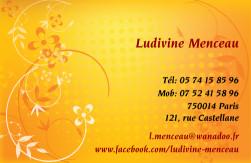Cartes de visite personnelle 1104 - 98