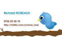 Cartes de visite personnelle 1107 - 98