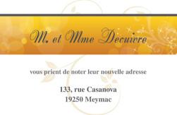 Cartes de visite personnelle 1135 - 98
