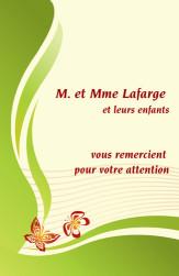 Cartes de visite personnelle 1136 - 98
