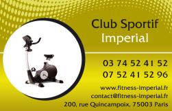 Cartes de visite sport 909 - 107