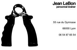 Cartes de visite sport 438 - 98