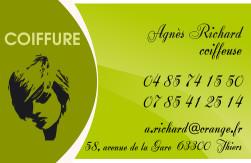 Cartes de visite coiffeur 758 - 107