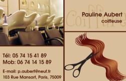 Cartes de visite coiffeur 769 - 107