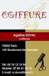 Cartes de visite coiffeur 918 - 107