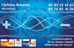 Cartes de visite lectricien 724 - 107