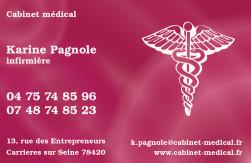 Cartes de visite infirmier 691 - 111