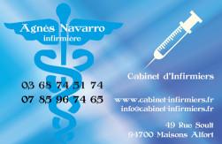 Cartes de visite infirmier 693 - 122