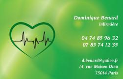 Cartes de visite infirmier 694 - 111