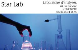Cartes de visite laboratoire 462 - 98