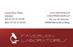 Cartes de visite laboratoire 1189 - 98