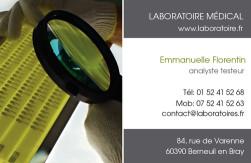 Cartes de visite laboratoire 1191 - 98