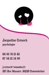 Cartes de visite psychologue 1240 - 107