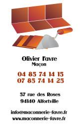 Cartes de visite maon 734 - 108