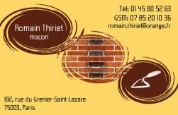 Cartes de visite maon 745 - 108
