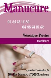 Cartes de visite manucure 863 - 98