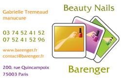 Cartes de visite manucure 866 - 98