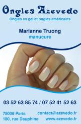 Cartes de visite manucure 867 - 98