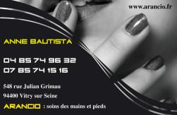 Cartes de visite manucure 868 - 98