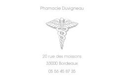 Cartes de visite pharmacie 162 - 108