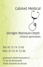 Cartes de visite mdecin 1403 - 108