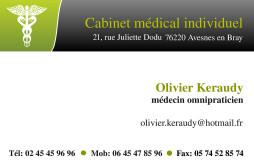 Cartes de visite mdecin 1406 - 107