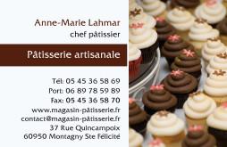 Cartes de visite boulangerie patisserie 1274 - 107