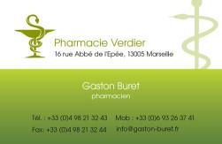 Cartes de visite pharmacie 1176 - 605