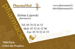 Cartes de visite pharmacie 1178 - 98