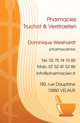 Cartes de visite pharmacie 1179 - 99