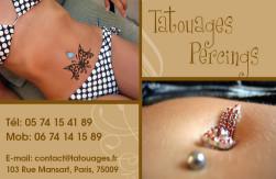Cartes de visite tatoueur 924 - 98