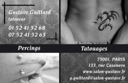 Cartes de visite tatoueur 878 - 98