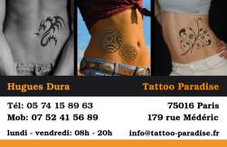 Cartes de visite tatoueur 879 - 107