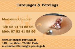 Cartes de visite tatoueur 882 - 98